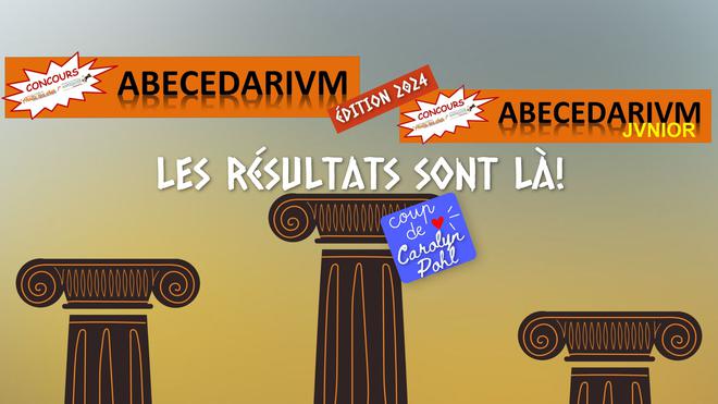 Résultats des concours ABECEDARIVM et ABECEDARIVM junior 2024