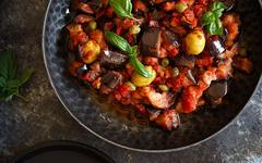 Caponata d’aubergines sicilienne