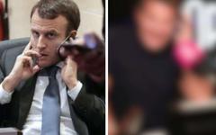 Emmanuel Macron met un râteau à un célèbre animateur en direct