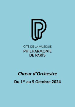 “Chœur d’orchestre” par l’Orchestre Pasdeloup à la Philharmonie de Paris