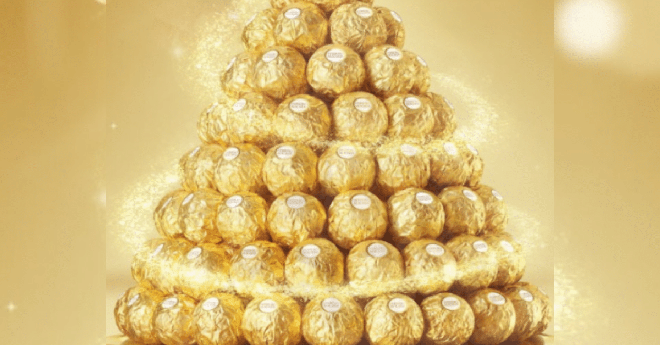 1 Pyramide de 96 bouchées Ferrero Rocher à gagner