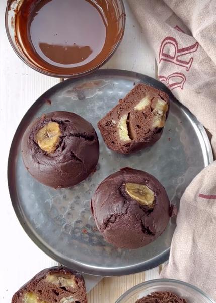 Muffins sains chocolat-banane : moelleux et sans sucre