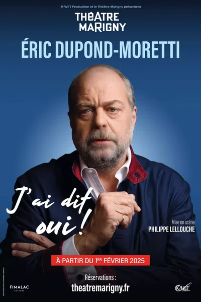 Éric Dupond-Moretti au théâtre en 2025 : de la Chancellerie aux planches