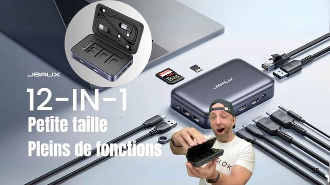 Test et Avis : Station d’Accueil USB-C 12 en 1 OmniCase 2 Pro