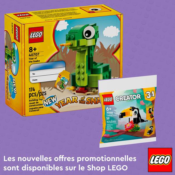 Sur le Shop LEGO : le set 40707 Year of the Snake est offert dès 70 € d'achat