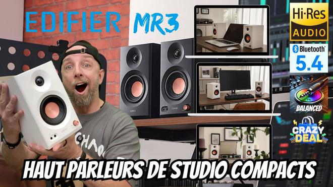 Edifier MR3 : Enceintes Compactes Hi-Res à Prix Choc – Mon Test et Avis !