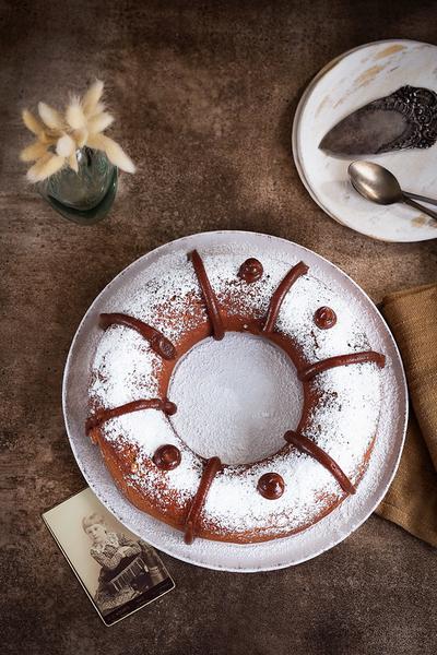 Gâteau italien aux châtaignes sans gluten (ciambellone di castagne)