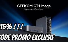 GEEKOM GT1 Mega : -15% sur ce Mini PC Windows puissant avec mon code promo exclusif