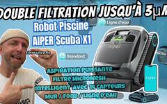 Test et avis sur le Aiper Scuba X1 : le robot piscine sans fil ultra-efficace pour un nettoyage complet