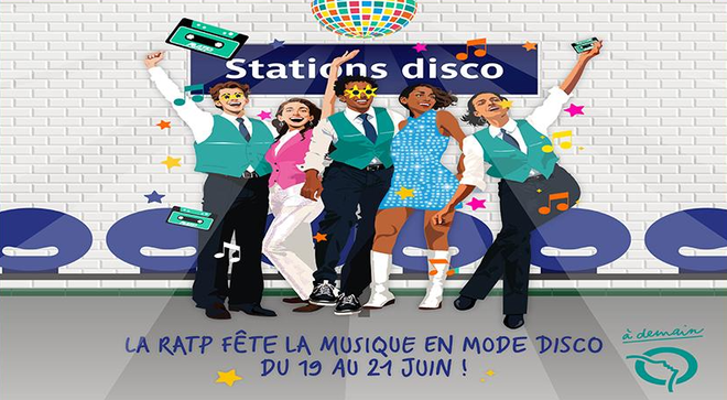 Paris. La station « Jaurès » de la RATP se transforme en disco pour la fête de la musique
