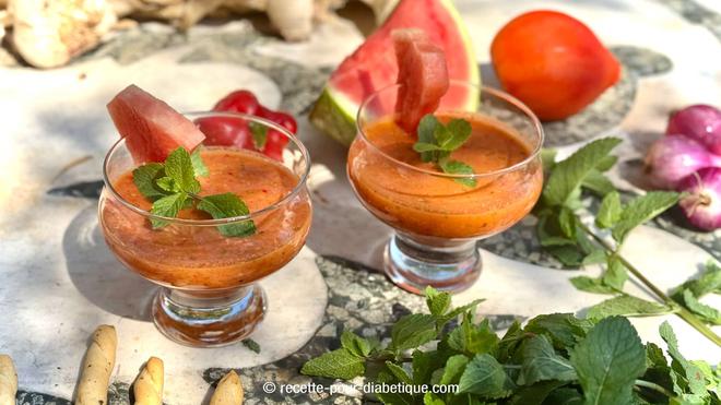 Gaspacho Pastèque et Tomates
