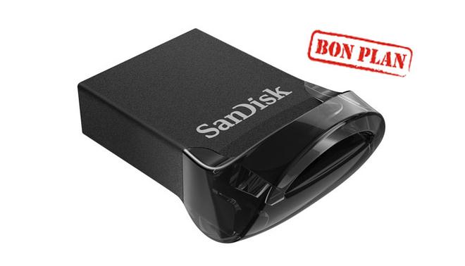 Vente flash : les petites clés usb SanDisk Ultra Fit (de 128 Go à 1 To) à prix cassés