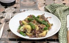 Salade de bœuf parmentière de printemps