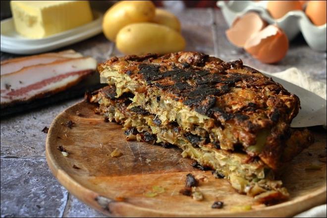 Kouign kroc’hen patatez – Galette d’épluchures de pommes de terre