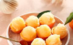 Sorbet à la clémentine de Corse