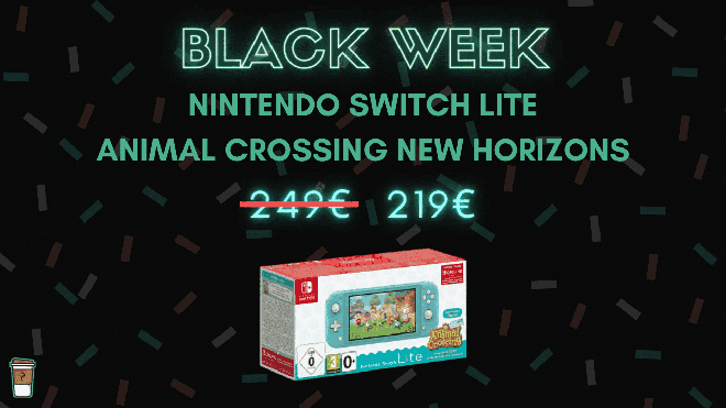 Nintendo Switch Lite + Animal Crossing à moins de 220 € – Black Friday
