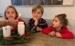 Princess Madeleine shared a photo of her children on the 2nd of Advent