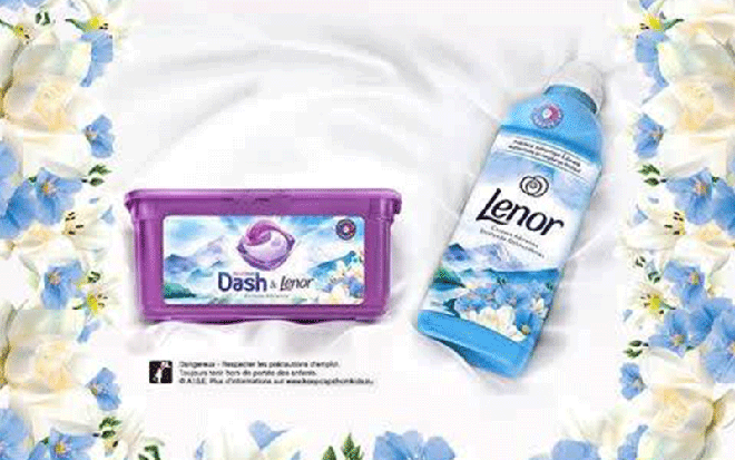 100 duos lessive Dash et Lenor offerts