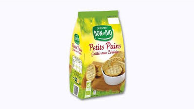 Rappel produit : Petits pains grillés aux céréales de marque Simplement Bon Et Bio