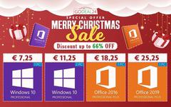 Vente de Noël : Windows 10 Pro à 7,25€ et Office 2019 Pro à 25,25€ !