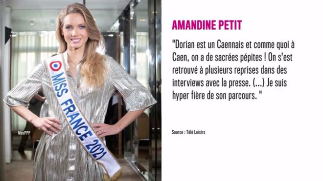 Non Stop People - Amandine Petit (Miss France 2021) : ce lien étonnant avec un aventurier de Koh-Lanta