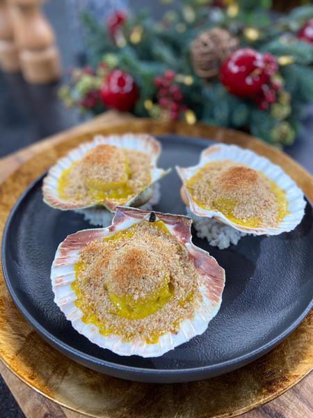 Ma recette de coquilles Saint-Jacques gratinées