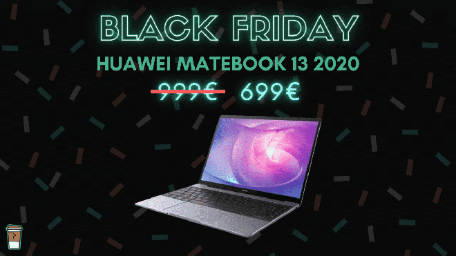 Huawei MateBook 13 2020 baisse son prix de 300 € – Black Friday