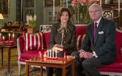 The King and Queen of Sweden wished everyone a happy fourth Sunday of Advent