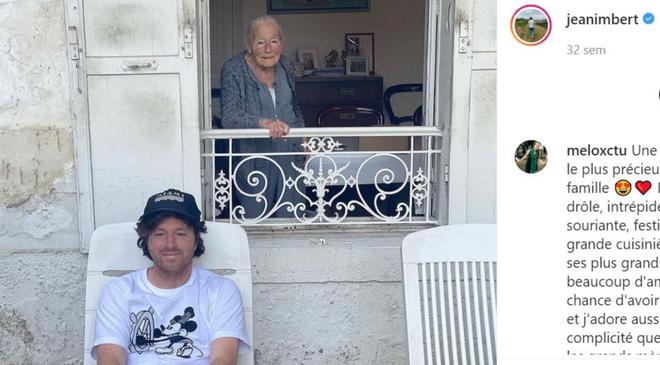 Jean Imbert annonce le décès de sa grand-mère sur Instagram