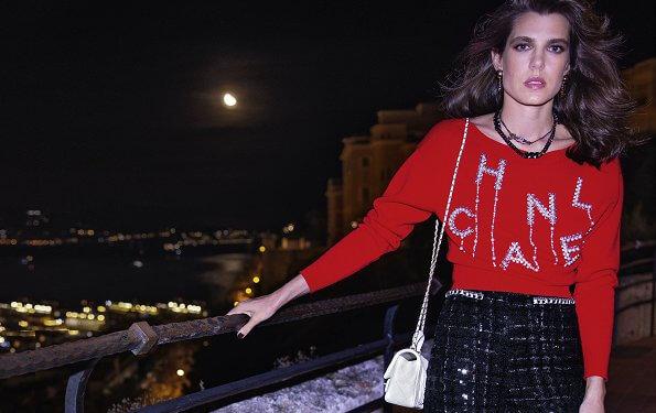 Charlotte Casiraghi took part in the photo shoot of Chanel's SS21 advertising campaign