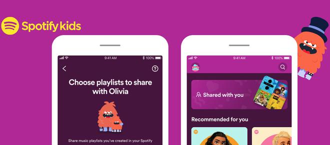 Spotify Kids ajoute le support des playlists partagées, idéal pour les parents