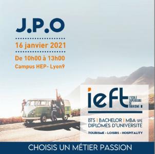 L'IEFT, l'école supérieure de la filière Tourisme – Loisirs - Hôtellerie : journée portes ouvertes le samedi 16 janvier