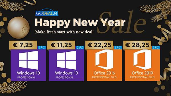 Promo de la semaine : Windows 10 Pro à seulement 7,25€ et MS Office dès 22€