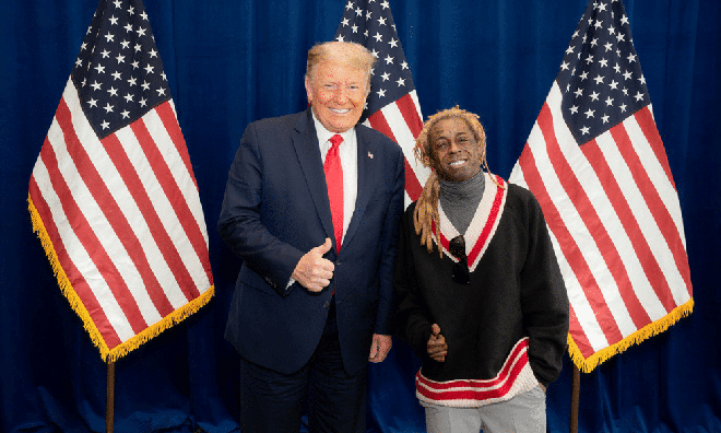 Cette nuit, Trump a gracié Lil Wayne et Kodak Black