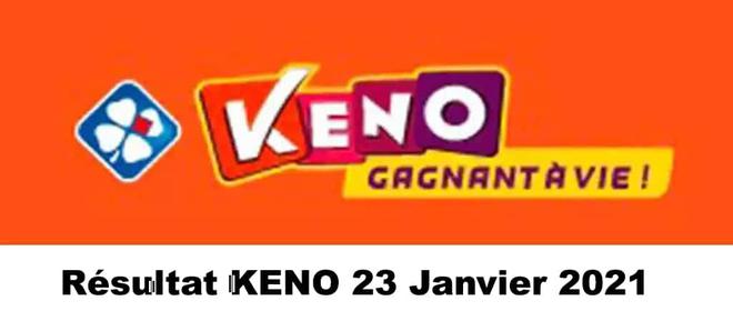 Résultat KENO 23 Janvier 2021 tirage FDJ midi et soir