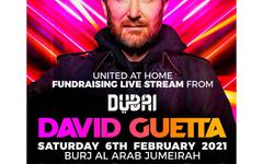 David Guetta en concert sur l’héliport de Burj Al Arab Jumeirah le 6 février 2021