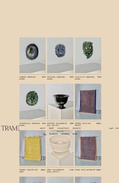 TRAME est une marque de produits ménagers qui met en relation des designers contemporains et des artisans traditionnels de la Méditerranée pour co-créer des collections interculturelles