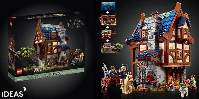 Sur le Shop LEGO : Le set LEGO Ideas 21325 Medieval Blacksmith est disponible
