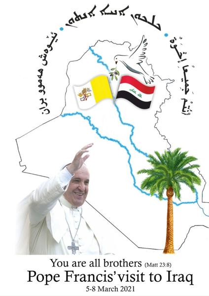 Irak : six étapes, le programme du pape François