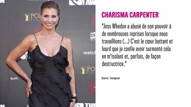 Non Stop People - Charisma Carpenter : L'actrice de Buffy contre les vampires accuse le réalisateur Joss Whedon de harcèlement