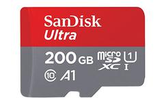 Bon Plan : 26€ la carte mémoire micro SDXC SanDisk Ultra de 200 Go