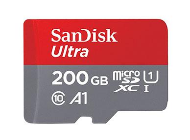 Bon Plan : 26€ la carte mémoire micro SDXC SanDisk Ultra de 200 Go