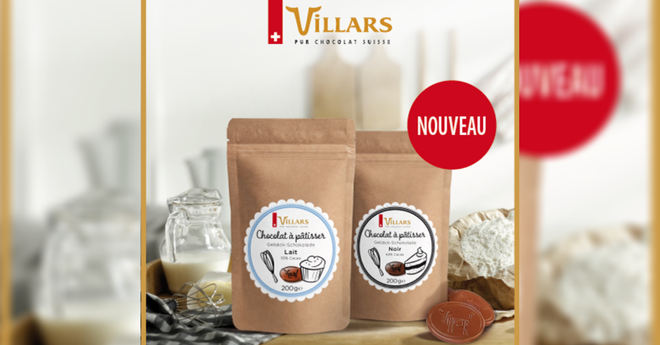 Villars Maitre Chocolatier – Un lot de sachets de chocolat à pâtissier Villars Offert