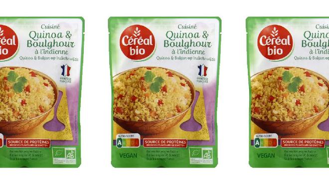 Rappel produit : Quinoa et Boulghour à l’indienne Bio de marque CEREAL BIO