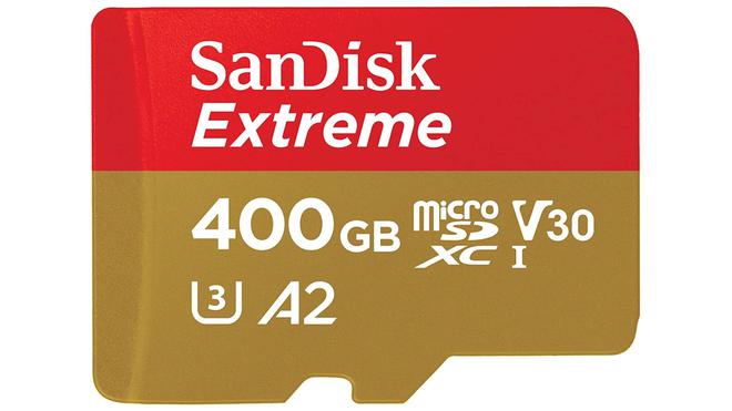 Parfaite pour les smartphones, la carte microSD SanDisk Extreme Pro 400 Go est à prix cassé