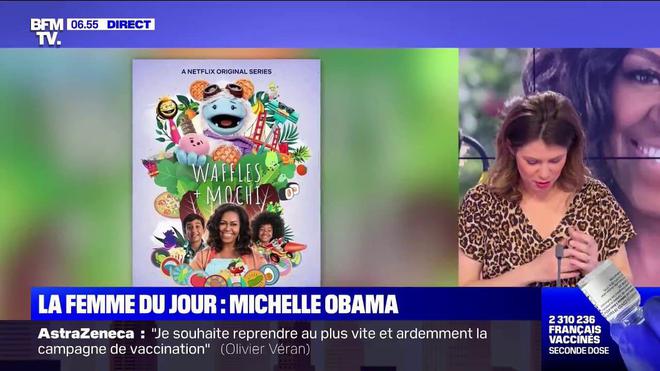 Michelle Obama veut faire manger sainement les enfants dans l'émission "Gaufrette et Mochi" sur Netflix
