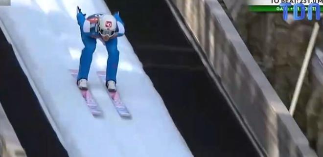 Un célèbre sportif chute violemment lors d’un saut à ski (Vidéo)