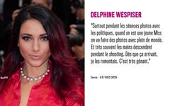 Non Stop People - Delphine Wespiser témoigne sur le harcèlement subi lorsqu'elle était Miss France
