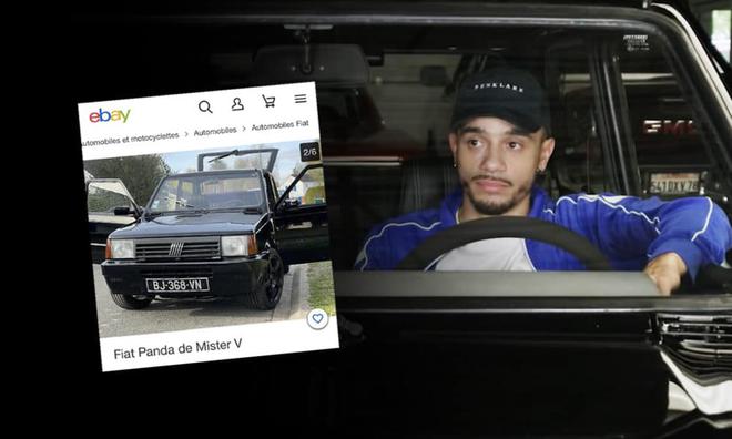 Mister V : sa Fiat Panda se retrouve sur eBay pour une somme astronomique