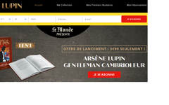 Hachette collection : Arsène Lupin sur www.collection-lupin.com à partir de 3,99€